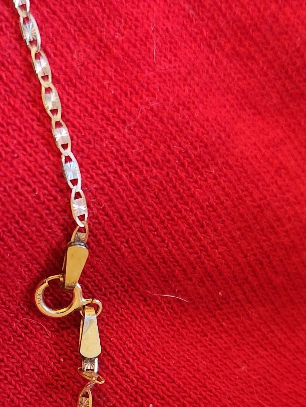 10 Karat Real Rose Gold Dainty 18" Chain *BROKEN* in one place! - Picture 6 of 13